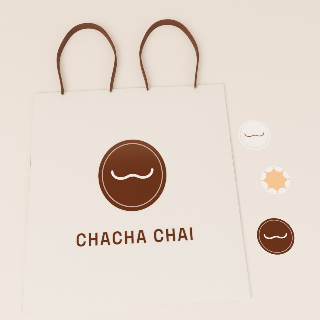 Visualisierung: Tote Bag aus Canvas mit Bildmarke